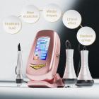3in 1 40K RF-Cavitatieapparaat Roze met 3 Massagekoppen – Afslankapparaat voor Lichaamscontouring en Buikvet, Taille, Armen, Benen en Billen, met Netvoeding