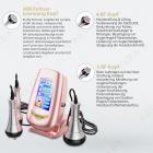 40K Abnehmen Maschine 3in1 RF Ultraschall Kavitationsmaschine(Rosa), Schönheitsmaschine zur Körperformung mit Gesicht, Arm, Taille, Bauch, Bein