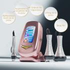 FREYARA Appareil de cavitation RF 40K 3 en 1 (rose), appareil minceur et remodelant le corps, 3 têtes de massage pour le ventre, la taille, les bras, les jambes et les fesses, chargement secteur