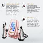 3in1 40K RF Cavitation Machine (pink), Body Sculpting Slimming Device, 3 Massage Heads for Belly Fat, Waist, Arm, Leg, Butt, Plug Charge