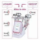 4in 1 80K Radiofrequentie-, Vacuüm- en Ultrasoon Cavitatieapparaat – Afslank- en Lichaamscontouringapparaat voor Gezicht, Armen, Taille, Buik en Benen
