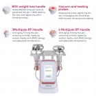 4-in-1 80 kHz radiofrequentie vacuüm ultrasone cavitatiemachine, afslank- en vormapparaat voor gezicht, armen, taille, buik en benen