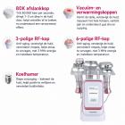 5in 1 80K Radiofrequentie-, Vacuüm- en Ultrasoon Cavitatieapparaat – Afslank- en Lichaamscontouringapparaat voor Gezicht, Armen, Taille, Buik en Benen