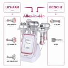 5in 1 80K Radiofrequentie-, Vacuüm- en Ultrasoon Cavitatieapparaat – Afslank- en Lichaamscontouringapparaat voor Gezicht, Armen, Taille, Buik en Benen