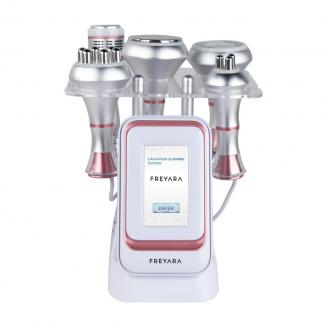 Machine de lipocavitation 5-en-1 RF 80 kHz avec aspiration – Cavitation ultrasonique minceur pour visage, bras, taille, ventre et jambes