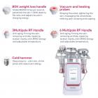 Machine de lipocavitation 5-en-1 RF 80 kHz avec aspiration – Cavitation ultrasonique minceur pour visage, bras, taille, ventre et jambes