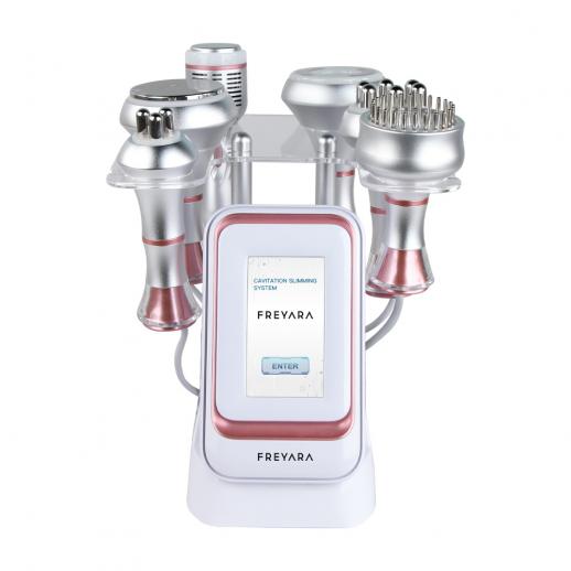 Machine de lipocavitation 6-en-1 RF 80 kHz avec aspiration – Appareil de Cavitation ultrasonique minceur pour visage, bras, taille, ventre et jambes