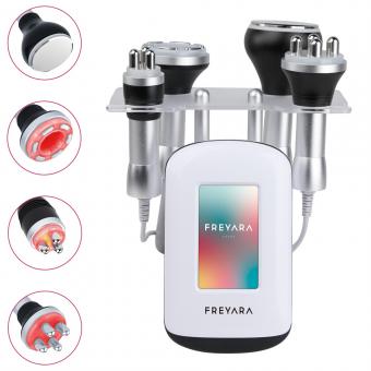 Máquina de cavitación ultrasónica por radiofrecuencia de 80 kHz 4 en 1, dispositivo para adelgazar y moldear el cuerpo: rostro, brazos, cintura, abdomen y piernas.