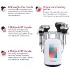 Appareil de Radiofréquence Machine de Ultrasonique Cavitation, 4en1 80 kHz Machine Lipocavitation– Appareil de minceur et remodelage du corps pour visage, bras, taille, ventre et jambes