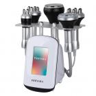 Appareil de Cavitation Ultrasonique sous vide à radiofréquence, 80 kHz 5 en 1 Machine Lipocavitation pour affiner et sculpter le corps (visage, bras, taille, ventre, jambes)