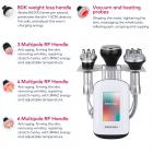 Appareil de Cavitation Ultrasonique sous vide à radiofréquence, 80 kHz 5 en 1 Machine Lipocavitation pour affiner et sculpter le corps (visage, bras, taille, ventre, jambes)