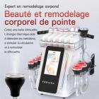 FREYARA Appareil de cavitation ultrasonique 80 kHz 13-en-1 avec radiofréquence et vacuum – Dispositif minceur et remodelage pour visage, bras, taille, ventre et jambes