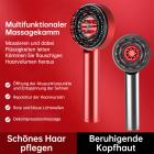 Bester 3in1 Kopfhaut-Massagekamm für Haarwachstum und Gesunde Kopfhaut mit Rot- und Blaulichttherapie, Ätherischem Ölspender für Dickeres Haar, Tiefenmassage zur Muskelentspannung und IPX7 Wasserdichtigkeit