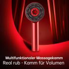 Bester 3in1 Kopfhaut-Massagekamm für Haarwachstum und Gesunde Kopfhaut mit Rot- und Blaulichttherapie, Ätherischem Ölspender für Dickeres Haar, Tiefenmassage zur Muskelentspannung und IPX7 Wasserdichtigkeit