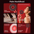 Hoofdhuid Massage Borstel met Rood- en blauw lichttherapie, Scalp massage kam, multifunctionele hoofdhuid massageborstel met olie applicator, IPX7 waterdichte