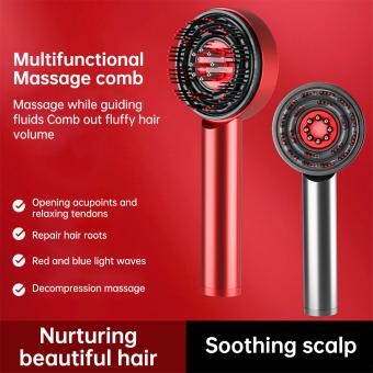 Best 3in1 Scalp Massage Comb for Hair Growth and Healthy Scalp, Red and Blue Light Therapy Essential Oil Dispenser Thicker Hair Deep Massage for Muscle Relaxation, with IPX7 Waterproof Best 3in1 Scalp Massage Comb for Hair Growth and Healthy Scalp, Red and Blue Light Therapy Essential Oil Dispenser Thicker Hair Deep Massage for Muscle Relaxation, with IPX7 Waterproof