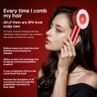 Best 3in1 Scalp Massage Comb for Hair Growth and Healthy Scalp, Red and Blue Light Therapy Essential Oil Dispenser Thicker Hair Deep Massage for Muscle Relaxation, with IPX7 Waterproof