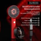 Verbesserter 3in1 Kopfhaut-Massagekamm mit Shiatsu-Knetmassage für Haarwachstum und gesunde Kopfhaut mit Rot-, Blau- und Infrarotlichttherapie, ätherischem Ölspender, Tiefenmassage zur Muskelentspannung und IPX7 Wasserdichtigkeit