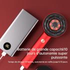 Brosse de Massage du Cuir Chevelu avec étanchéité IPX7, Peigne de massage du cuir chevelu à lumière rouge, bleue et infrarouge pour Détente du Cuir Chevelu Soins Capillaires Spa