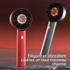 Brosse de Massage du Cuir Chevelu avec étanchéité IPX7, Peigne de massage du cuir chevelu à lumière rouge, bleue et infrarouge pour Détente du Cuir Chevelu Soins Capillaires Spa