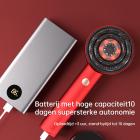 Hoofdhuidmassageborstel met rood blauw en Infrarood licht, multifunctionele hoofdhuidmassageborstel met olie-applicator, IPX7 Waterdicht