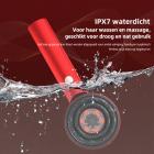 Hoofdhuidmassageborstel met rood blauw en Infrarood licht, multifunctionele hoofdhuidmassageborstel met olie-applicator, IPX7 Waterdicht