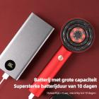 Hoofdhuidmassageborstel met rood blauw en Infrarood licht, multifunctionele hoofdhuidmassageborstel met olie-applicator, IPX7 Waterdicht