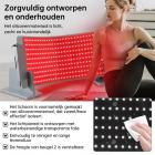 Rood licht therapie mat voor lichaam, 630nm 850nm nabij infrarood therapie mat, Red Light therapy voor verlichting van lichaamspijn