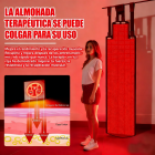 Almohadilla grande de terapia de luz roja de 180 × 80 cm La terapia de infrarrojos alivia el dolor de espalda, cintura, hombros y articulaciones de las rodillas Mejora la calidad del sueño.