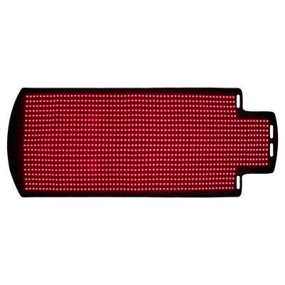 190x80cm Grote roodlichttherapie-mat voor het hele lichaam, 1300 LED’s 660 nm & 850 nm infraroodtherapie voor het lichaam, rug, taille, schouders en knieën, pijnverlichting van gewrichten en verbeterde slaap