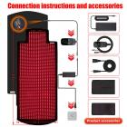 190*80cm Large Red Light Therapy Mat,1300 LEDs 660nm+850nm Infrared Light Therapy for Body Back Waist Shoulder Knee Joint Pain Relief,improved Sleep