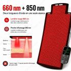 190 x 80cm Grand tapis de luminothérapie rouge, 1300 LED Tapis de thérapie par lumière infrarouge pour tout le corps, Lumière Rouge Thérapie de 660nm et 850nm soulagement de la douleur articulaire et amélioration du sommeil