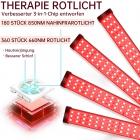 2-Wellenlängen Infrarotgerät mit LED-Rotlicht-Therapiepanel, 660 nm & 850 nm Nahinfrarot für Gesicht, Muskeln, Körper & Hautpflege