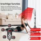 Rode Licht Therapie Lamp, 4 koppen rood licht infraroodlamp, 660nm & 850nm Roodlichtlamp met standaard voor gezicht, hals en rug