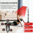 Panel de terapia de luz roja LED infrarroja de cuerpo completo de 2 longitudes de onda, dispositivo de 4 cabezales con infrarrojo cercano de 660 nm y 850 nm para tratamiento facial, muscular, corporal y de la piel.