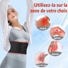Ceinture de thérapie par lumière rouge, 660nm 850nm Luminothérapie Lampe Infrarouge, LED Red Light Therapy soulageant la fatigue et la douleur
