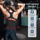 Ceinture de thérapie par lumière rouge, 660nm 850nm Luminothérapie Lampe Infrarouge, LED Red Light Therapy soulageant la fatigue et la douleur