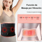 Cinturón vibratorio para terapia con luz roja Alivia la fatiga, el dolor y la inflamación Favorece la circulación sanguínea Dispositivo para terapia de relajación muscular.