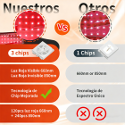 Cinturón vibratorio para terapia con luz roja Alivia la fatiga, el dolor y la inflamación Favorece la circulación sanguínea Dispositivo para terapia de relajación muscular.