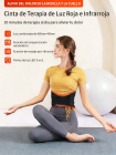 Cinturón vibratorio para terapia con luz roja Alivia la fatiga, el dolor y la inflamación Favorece la circulación sanguínea Dispositivo para terapia de relajación muscular.