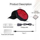 108-LED rød lysterapihætte til naturlig hårgenvækst, hovedbundsfornyelse og dyb afslapning