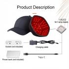 108 LED Casquette de luminothérapie capillaire, Casquette Laser de Repousse Capillaire, Anti Perte Cheveux Hommes Femmes