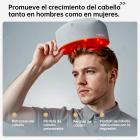Gorro de fototerapia con 120 LED, una solución certificada por la FDA que le ayudará a conseguir un cabello más grueso y sano.Modelo con cable.