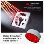 120 LED Casquette de Luminothérapie Capillaire, Approuvé FDA, Lumiere Rouge Therapie Casquette Laser de Repousse Capillaire, Stimule Croissance Cheveux