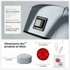 120 LED Casquette de Luminothérapie Capillaire, Approuvé FDA, Lumiere Rouge Therapie Casquette Laser de Repousse Capillaire, Stimule Croissance Cheveux