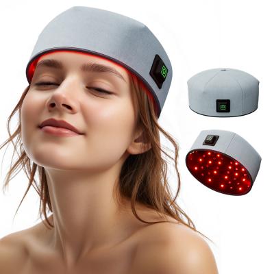 Gorro de terapia de luz de 120 LED, solución aprobada por la FDA para un crecimiento del cabello más grueso y saludable