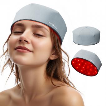 120 LED Casquette de Luminothérapie Capillaire, Approuvé FDA, Lumiere Rouge Therapie Casquette Laser de Repousse Capillaire, Stimule Croissance Cheveux