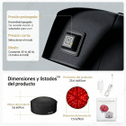 Gorro de fototerapia con 120 LED, una solución certificada por la FDA que le ayudará a conseguir un cabello más grueso y sano.Modelo con cable.