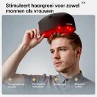 120-LED Roodlicht therapie haargroeikap, FDA-certificering haargroeikap voor mannen en vrouwen, Laserlichttherapiekap voor Haaruitvalbehandeling.Plug-in-stijl.