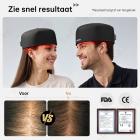 120-LED Roodlicht therapie haargroeikap, FDA-certificering haargroeikap voor mannen en vrouwen, Laserlichttherapiekap voor Haaruitvalbehandeling.Plug-in-stijl.